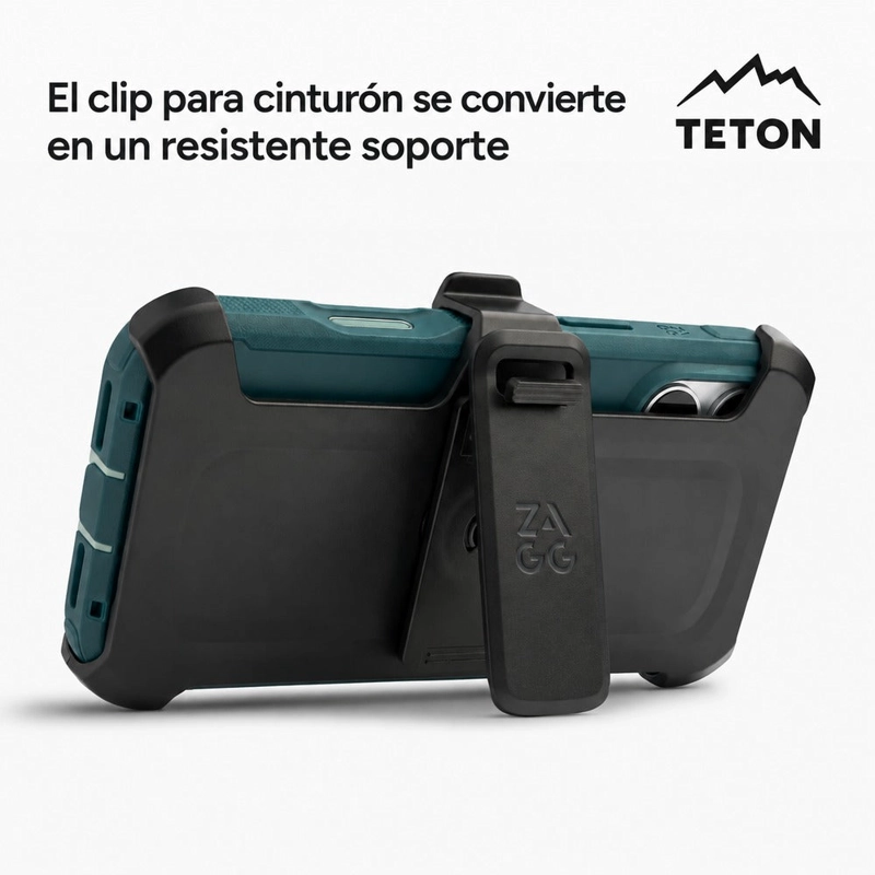 CARCASA TETON SNAP PARA IPHONE 18 PRO VERDE MUSGO - 8