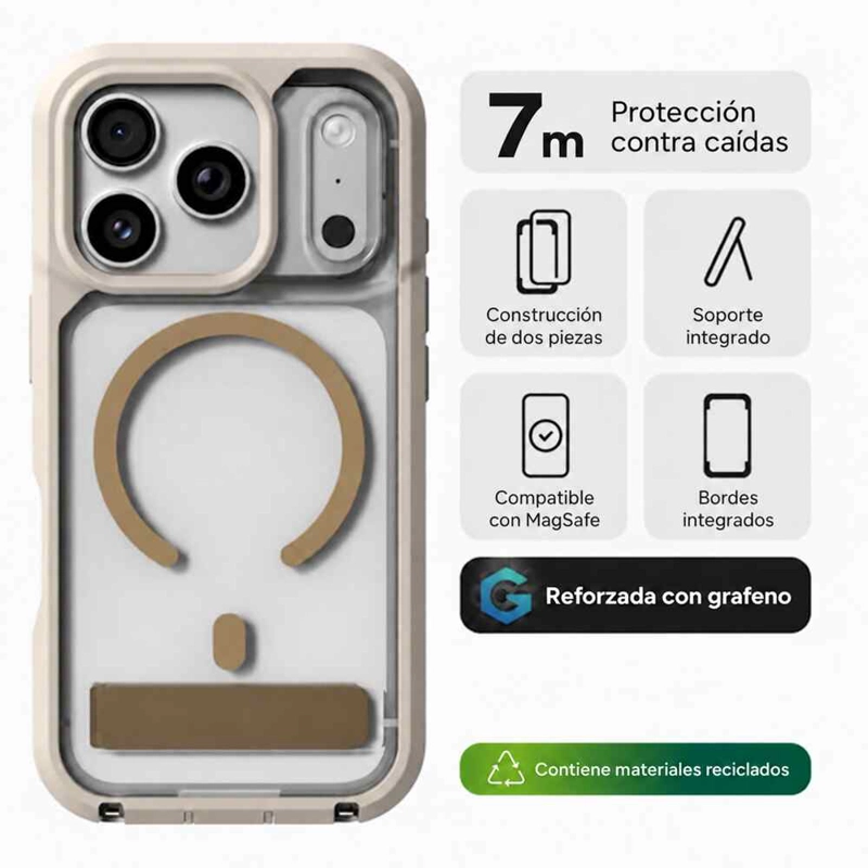 CARCASA RAINIER SNAP PARA IPHONE 18 PRO ARENA - 2