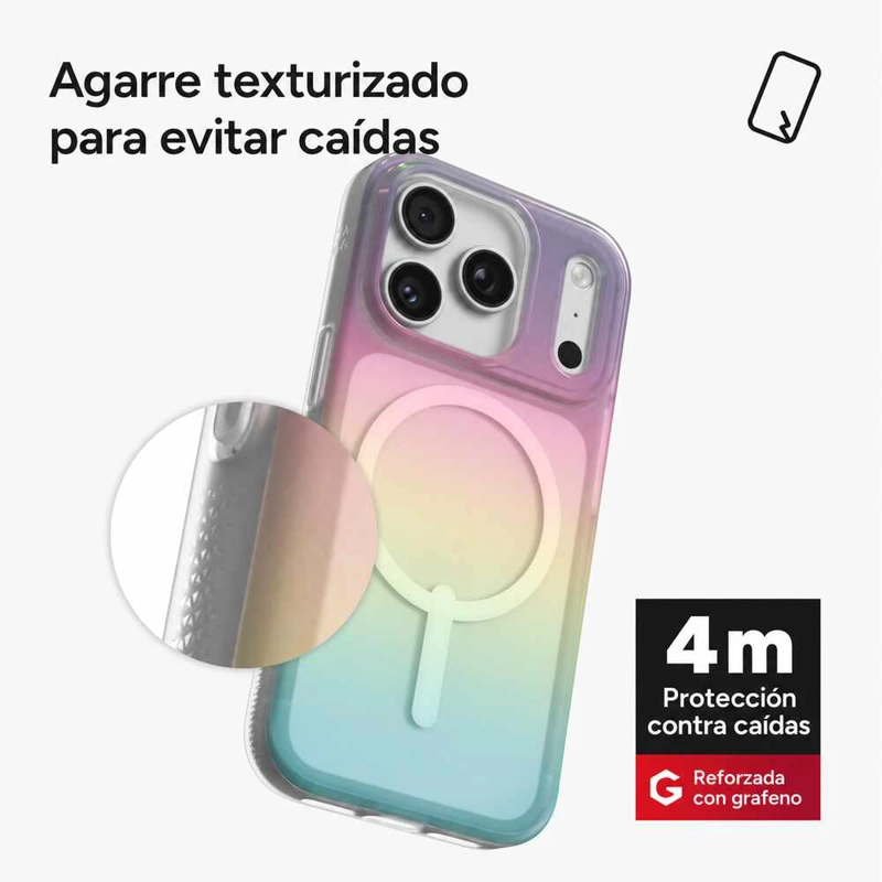 CARCASA MILAN SNAP PARA IPHONE 18 PRO MAX IRIDISCENTE - 4