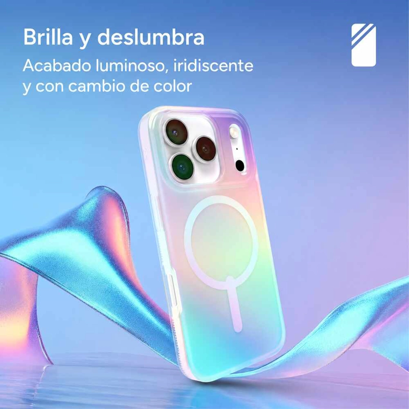 CARCASA MILAN SNAP PARA IPHONE 18 PRO MAX IRIDISCENTE - 5
