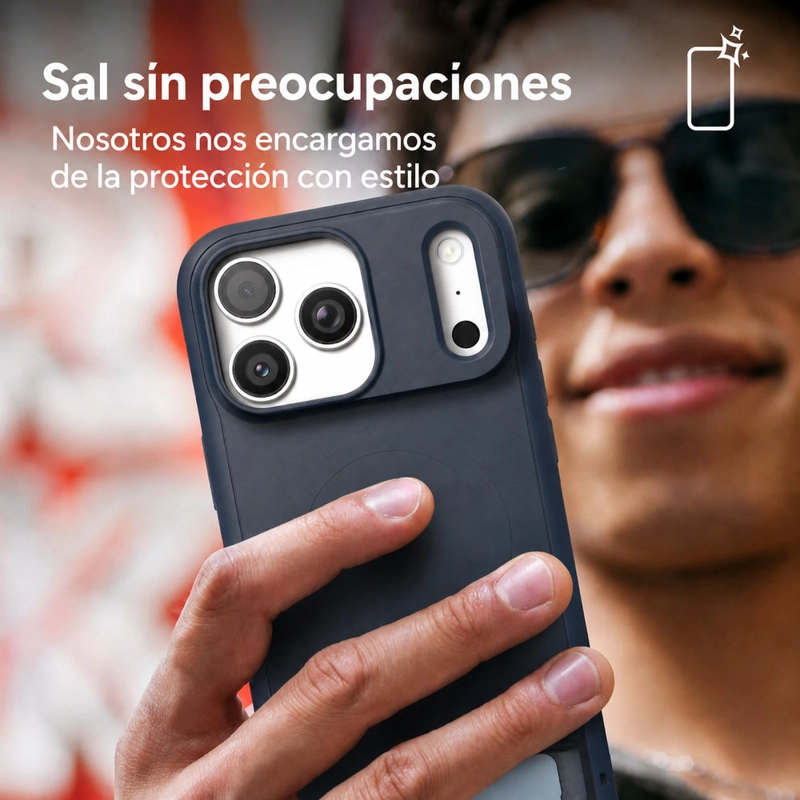 CARCASA SEDONA SNAP PARA IPHONE 18 PRO MAX AZUL MARINO - 6