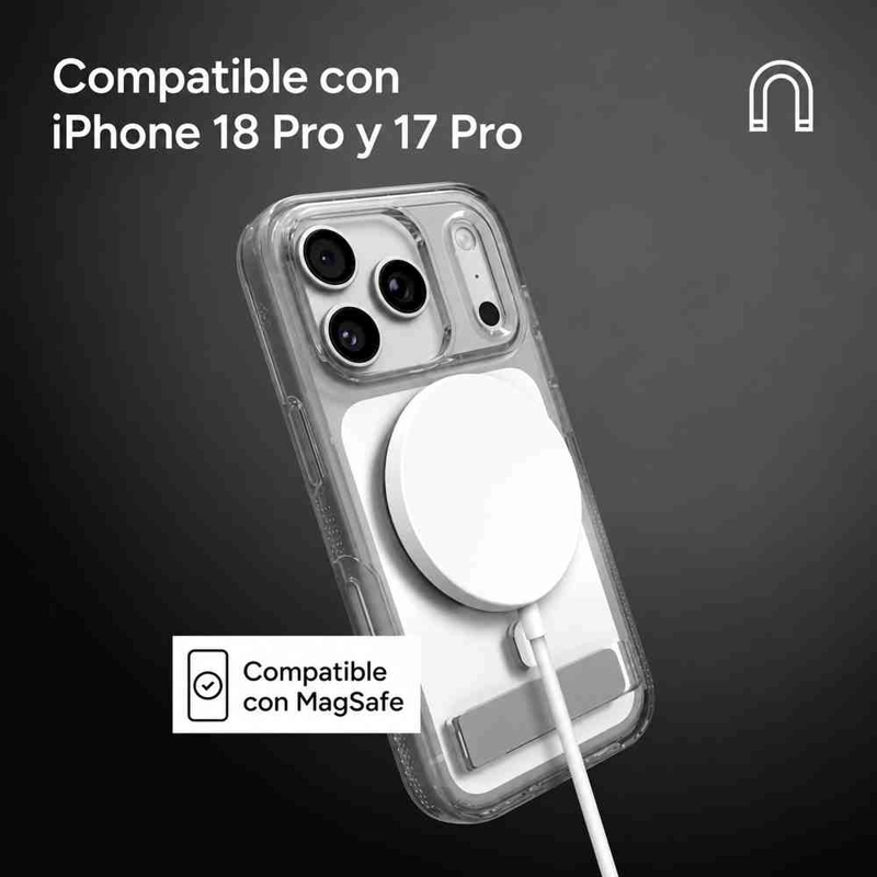 CARCASA CRYSTAL PALACE SNAP PARA IPHONE 18 PRO TRANSPARENTE - 3
