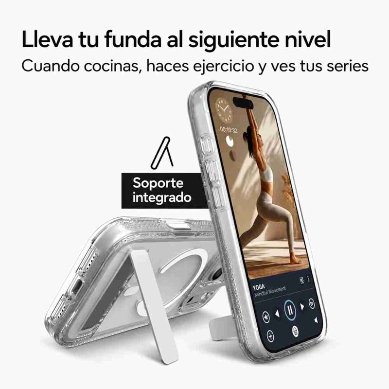 CARCASA CRYSTAL PALACE SNAP PARA IPHONE 18 PRO TRANSPARENTE - 4