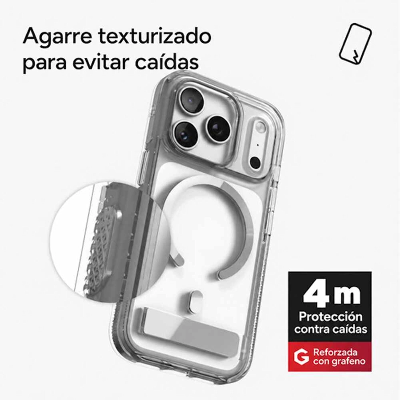 CARCASA SANTA CRUZ SNAP PARA IPHONE 18 PRO MAX PLATA - 5