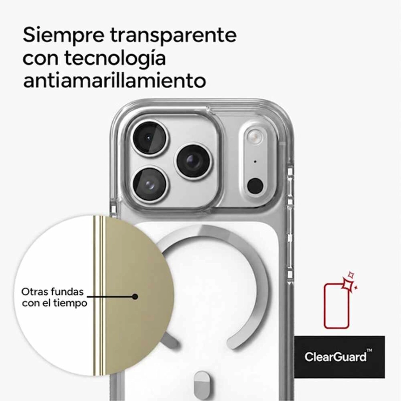 CARCASA SANTA CRUZ SNAP PARA IPHONE 18 PRO MAX PLATA - 7