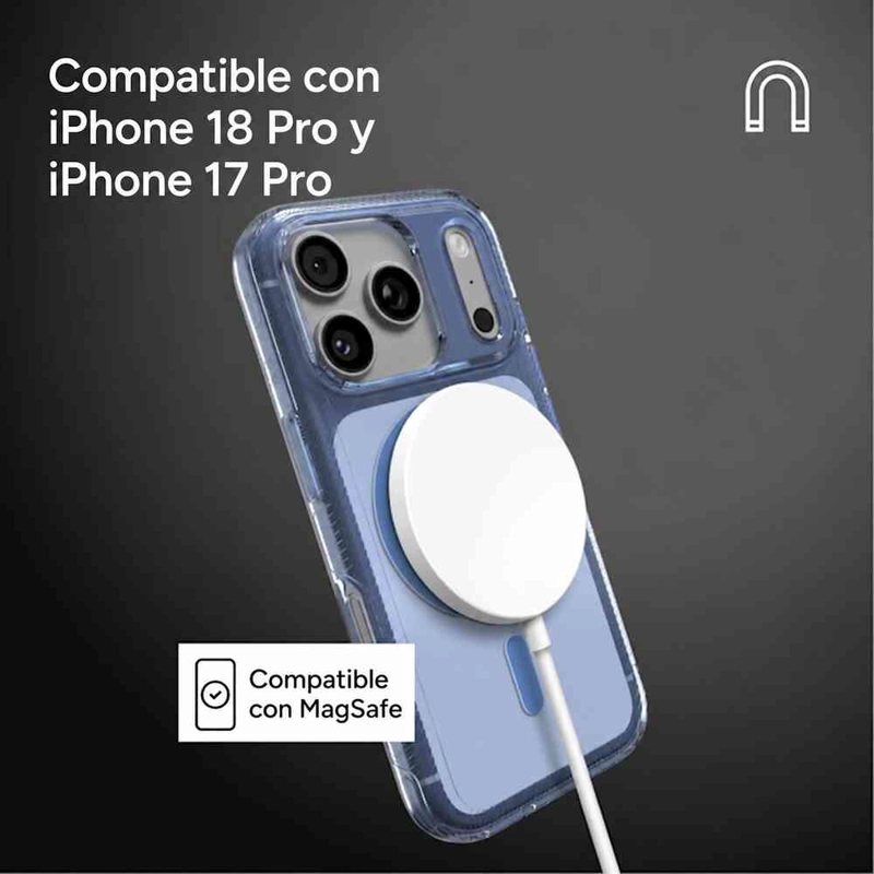 CARCASA LUXE SNAP PARA IPHONE 18 PRO AURORA TRANSLUCIDO - 3