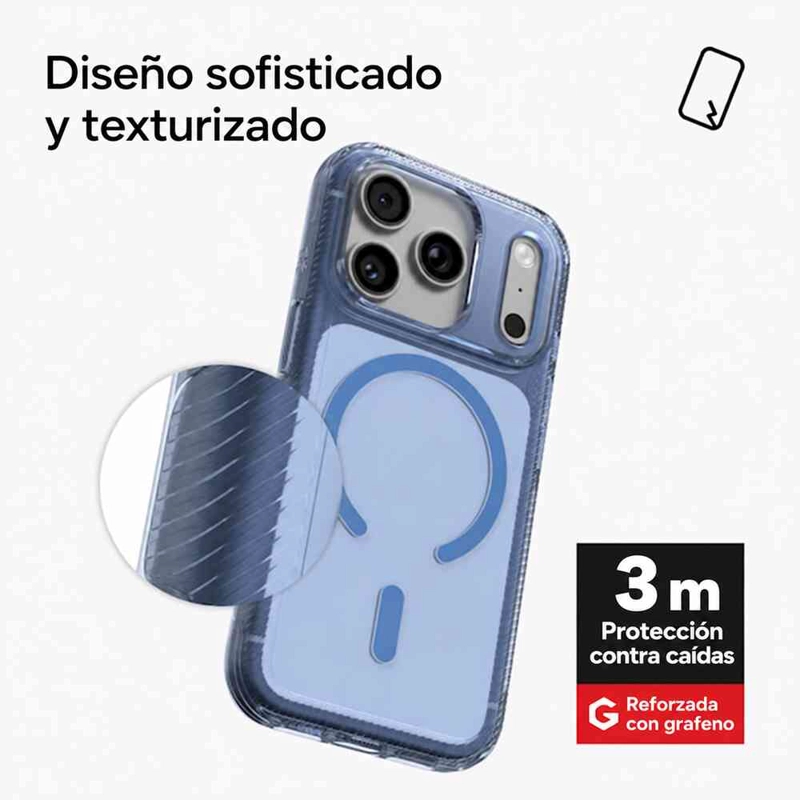 CARCASA LUXE SNAP PARA IPHONE 18 PRO AURORA TRANSLUCIDO - 4