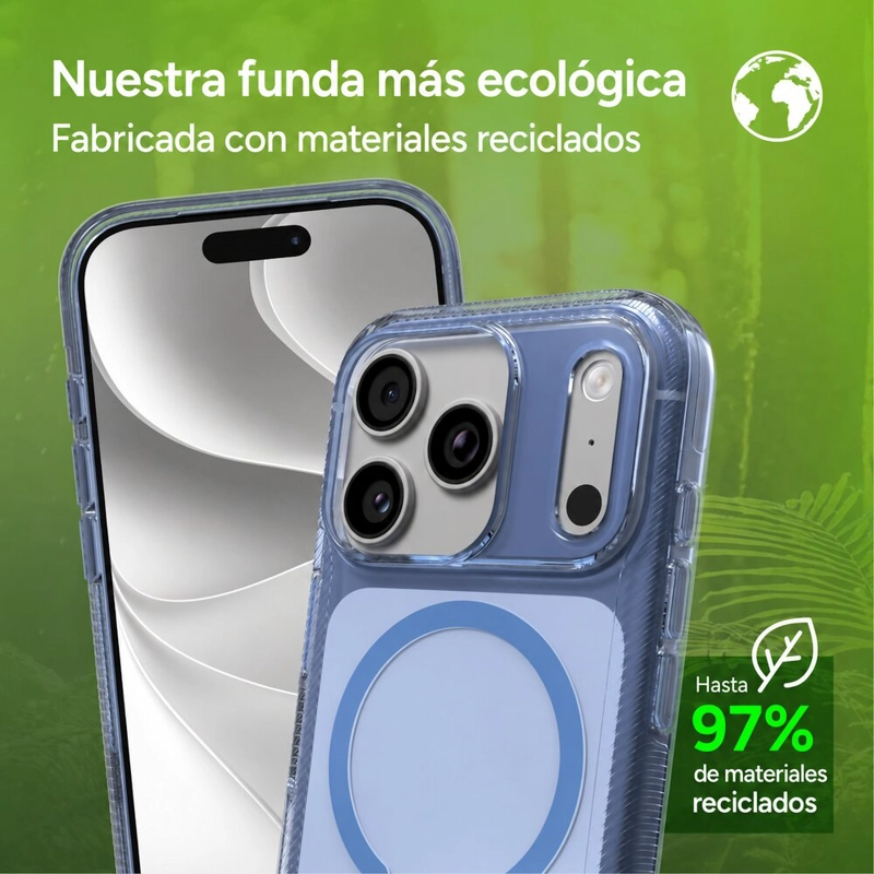 CARCASA LUXE SNAP PARA IPHONE 18 PRO AURORA TRANSLUCIDO - 7