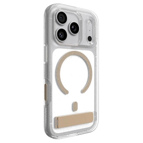 CARCASA MILAN SNAP PARA IPHONE 18 PRO MAX GLITTER ORO - 1