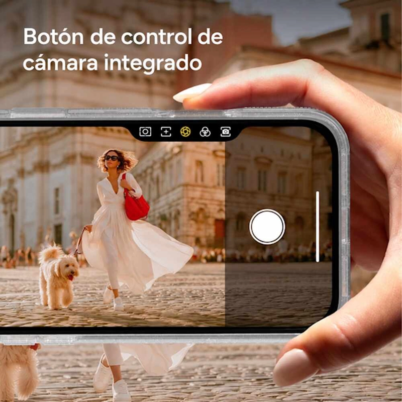 CARCASA MILAN SNAP PARA IPHONE 18 PRO MAX GLITTER ORO - 6