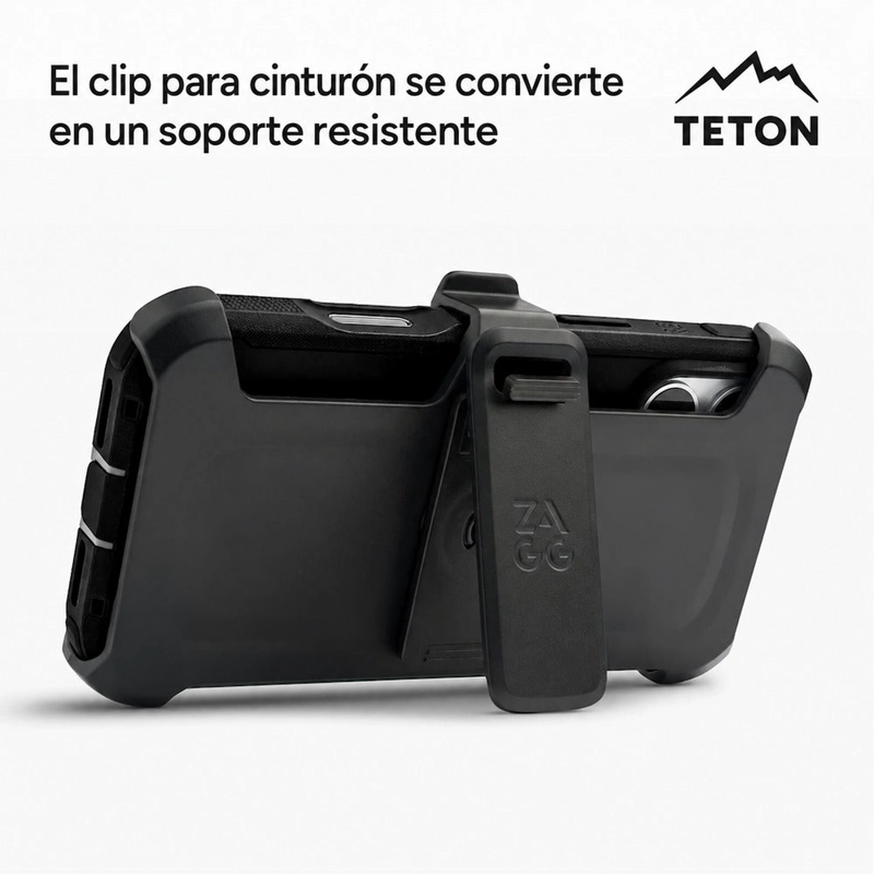 CARCASA TETON SNAP PARA IPHONE 18 PRO NEGRO - 8