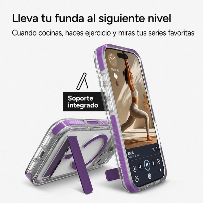 CARCASA SANTA CRUZ SNAP PARA IPHONE 18 PRO PURPURA FRESH - 2