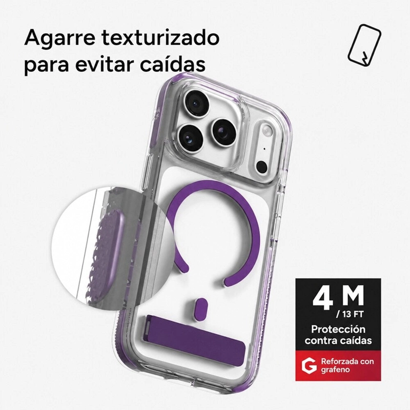 CARCASA SANTA CRUZ SNAP PARA IPHONE 18 PRO PURPURA FRESH - 3