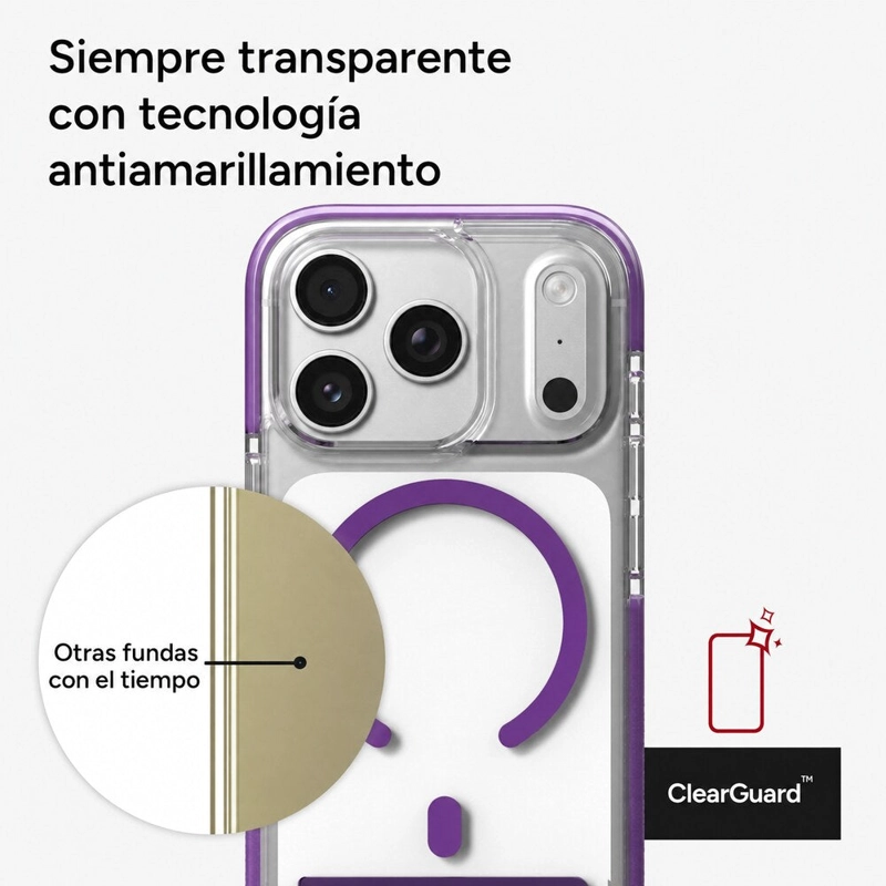 CARCASA SANTA CRUZ SNAP PARA IPHONE 18 PRO PURPURA FRESH - 4
