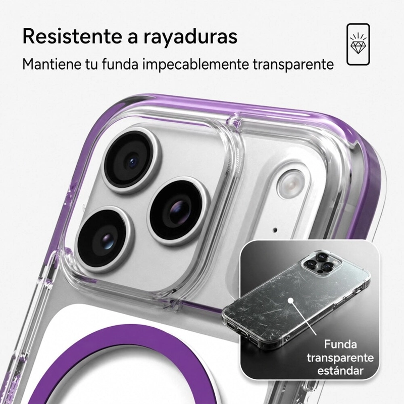 CARCASA SANTA CRUZ SNAP PARA IPHONE 18 PRO PURPURA FRESH - 5