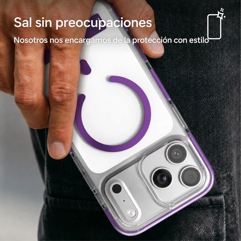 CARCASA SANTA CRUZ SNAP PARA IPHONE 18 PRO PURPURA FRESH - 7