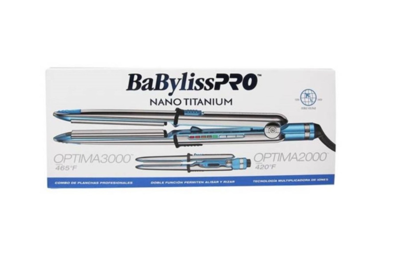 KIT BABYLISS PLANCHA OPTIMA 3000 +  PLANCHA OPTIMA 2000 - 2