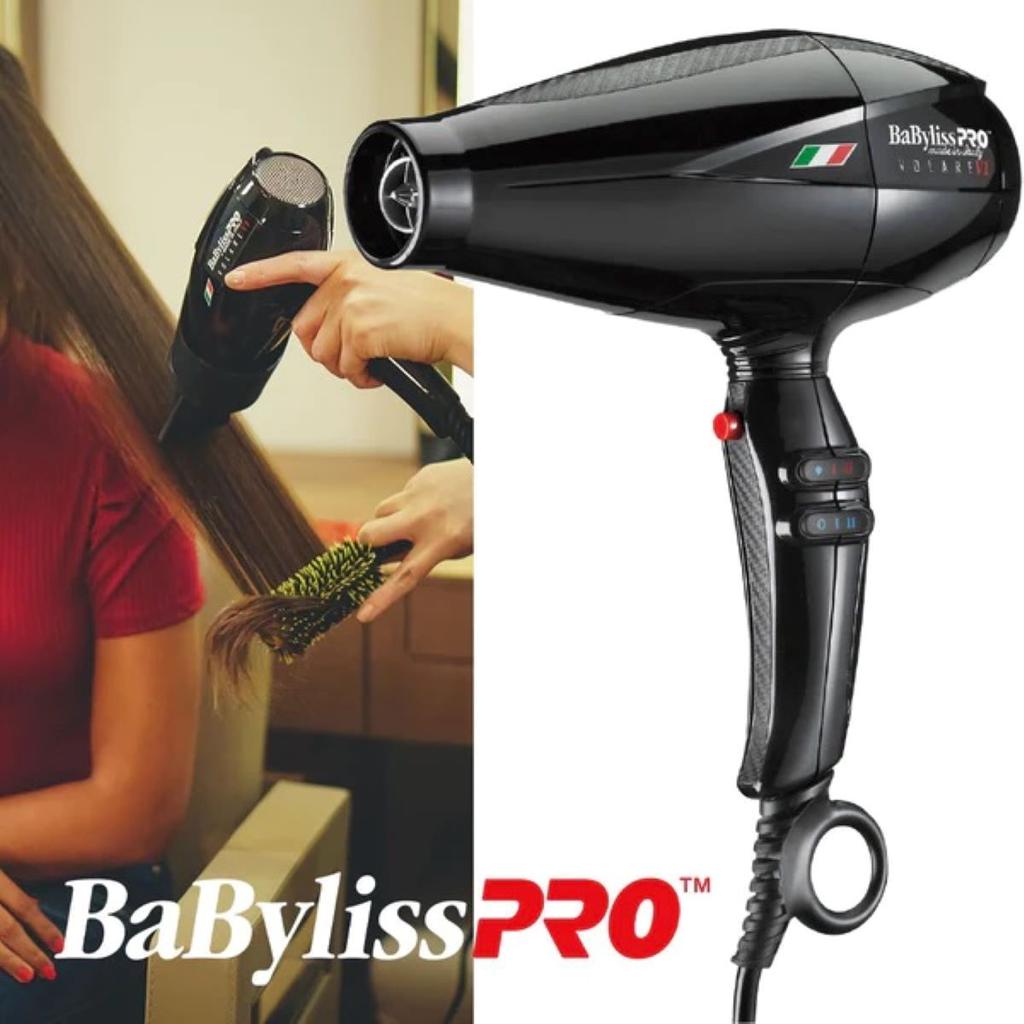 SECADORA ESTANDAR VOLARE BABFV1 EN COLOR NEGRO BABYLISSPRO - 4