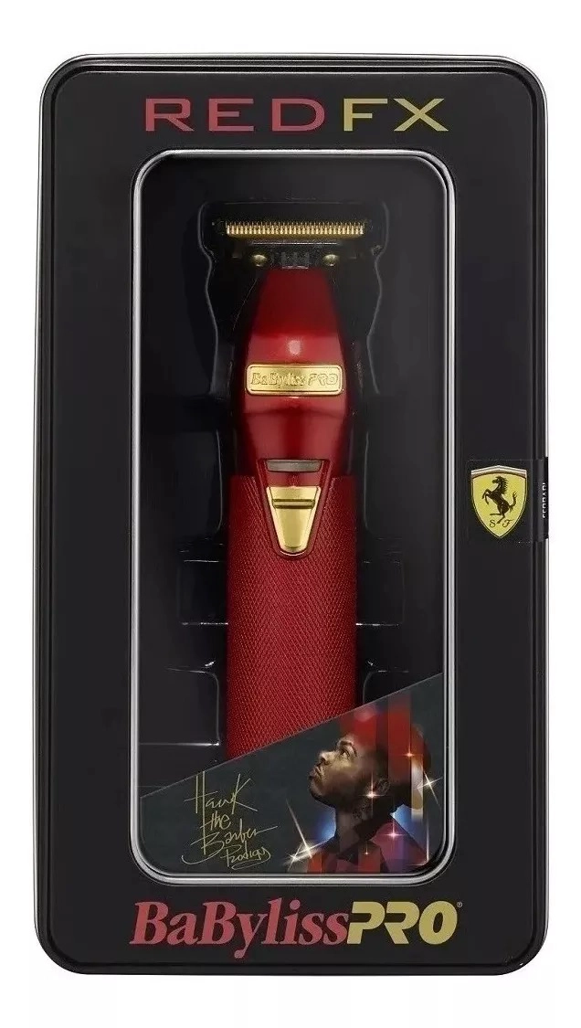 MÁQUINA AFEITADORA INALÁMBRICO BABYLISS TRIMMER B787 ROJA PRO - 1