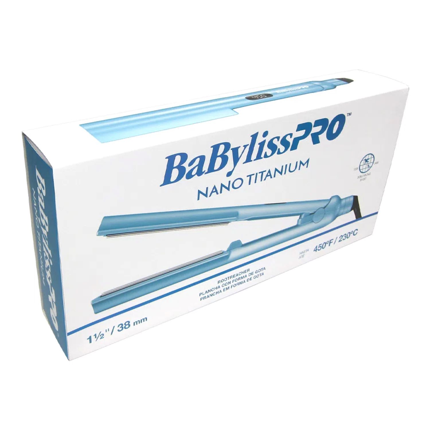 PLANCHA BABYLISS NANO TITANIUM FORMA DE GOTA ROOTREACHER 1½ - 4