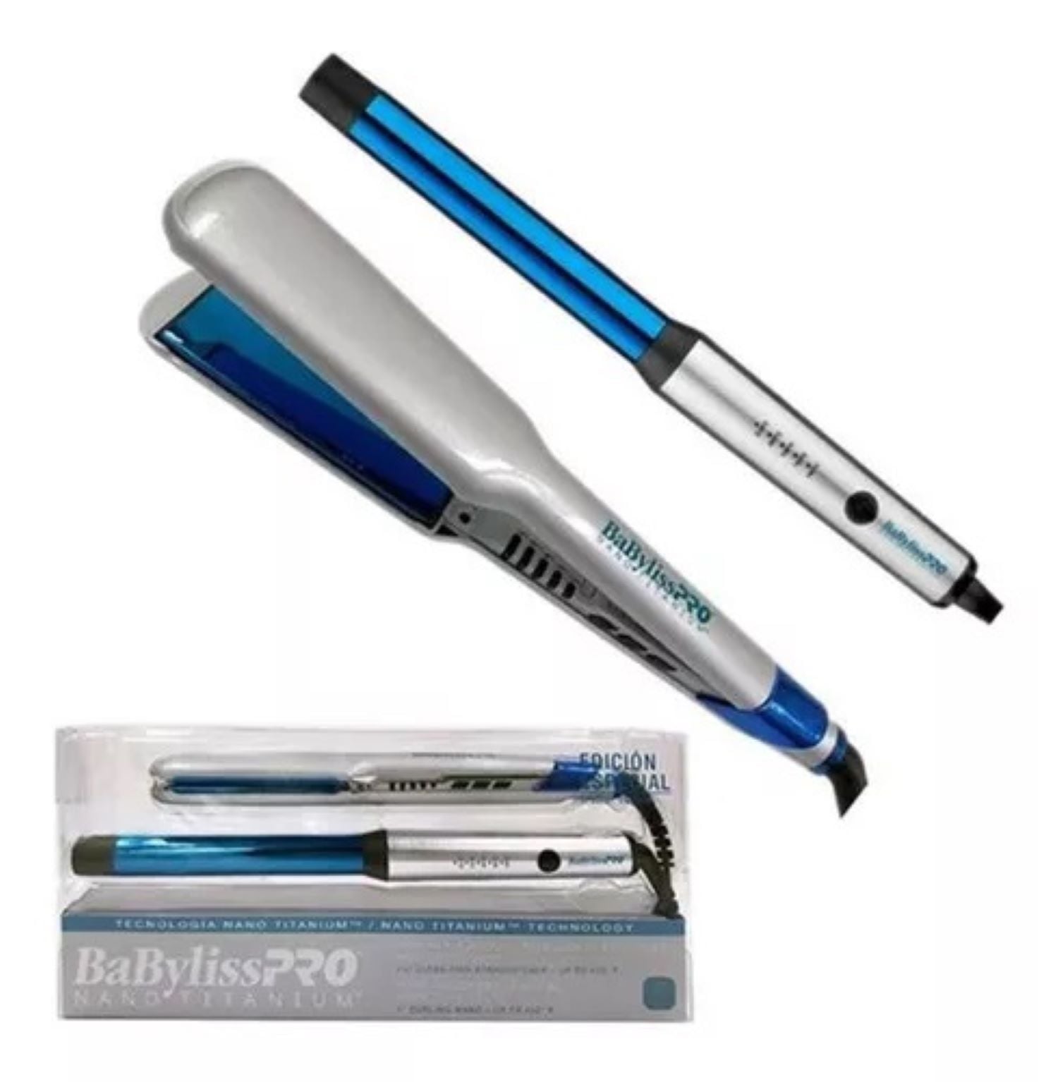 KIT PLANCHA 38MM Y ONDULADOR 25MM 2UN BABYLISSPRO - 3