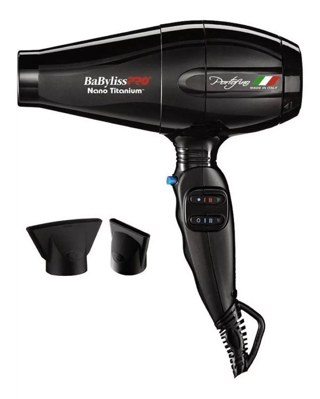SECADOR DE PELO BABYLISSPRO NANO TITANIUM PORTOFINO 6600 EN COLOR NEGRO - 4