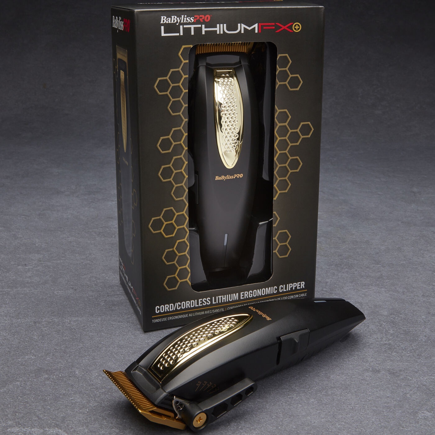MAQUINA CORTADORA CLIPPER FX673 LITHIUM GOLD BLACK - 7