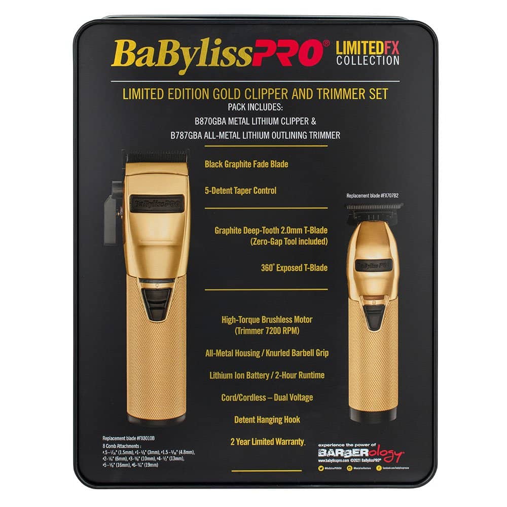 KIT CLIPPER Y TRIMMER LIMITED COLLECTION FX GOLD 2UND - 4