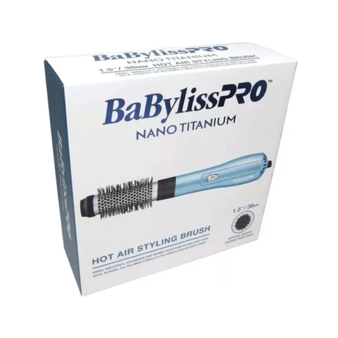 CEPILLO SECADOR NANO TITANIUM 38MM BABYLISSPRO - 1