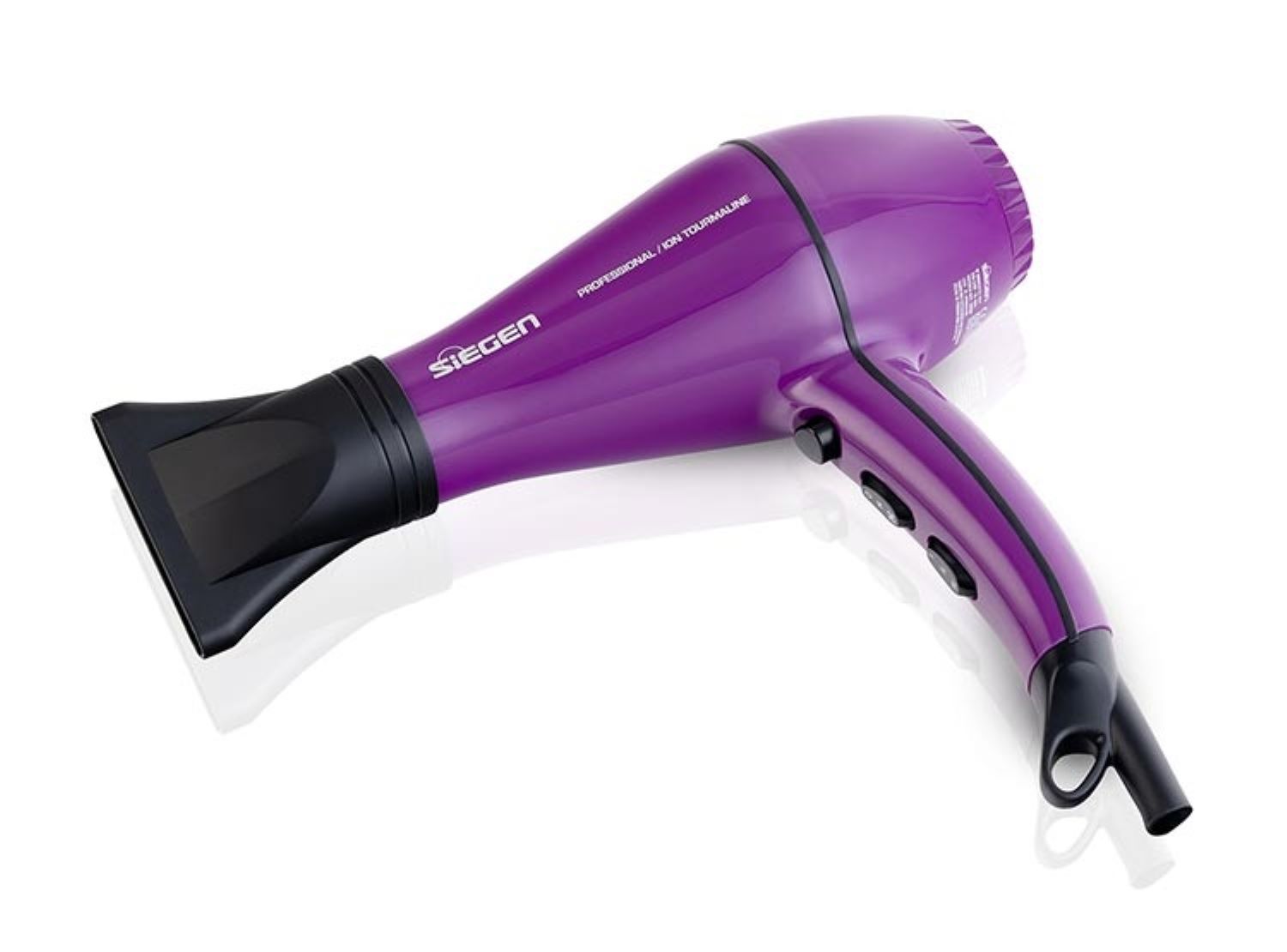 SECADOR DE PELO SIEGEN POWERED AIR PURPURA SG3047 2000WATTS - 4