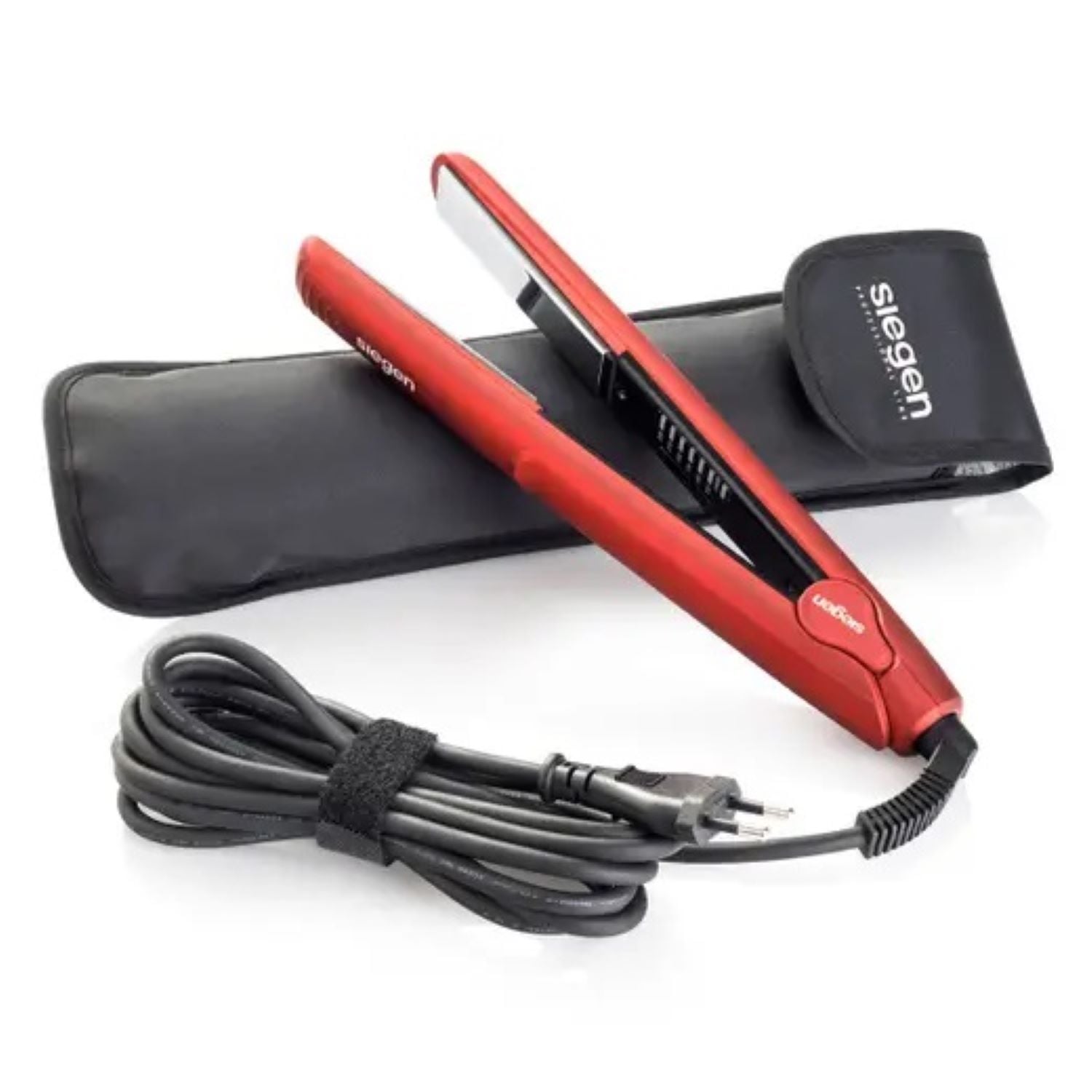 PLANCHA DE CABELLO SIEGEN ALISA/OND PLACAS DE TITANIO RED SG4651 - 1