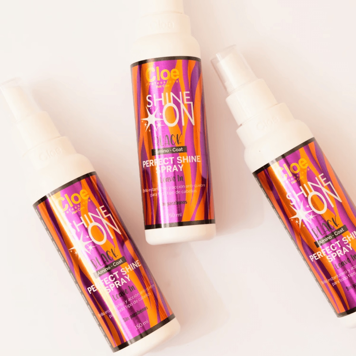 SPRAY DE BRILLO SHINE ON BLACK CLOE 150ML - 2