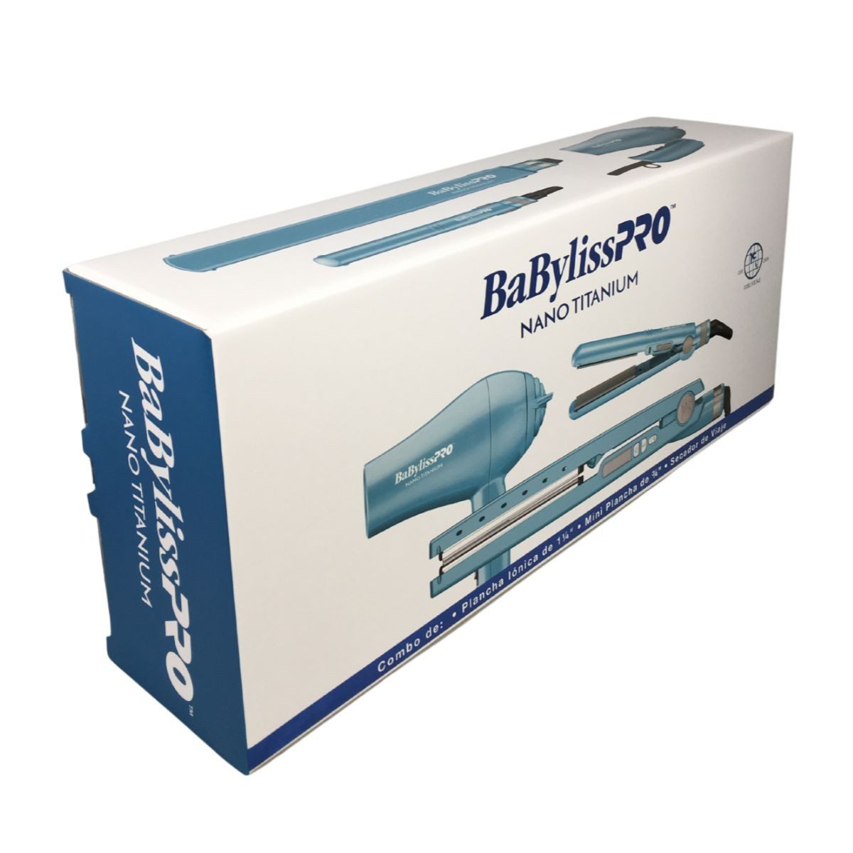 KIT TRAVEL BABYLISSPRO 4 UNIDADES PLANCHA IONICA 32MM+SEC+PLAN MINI - 5