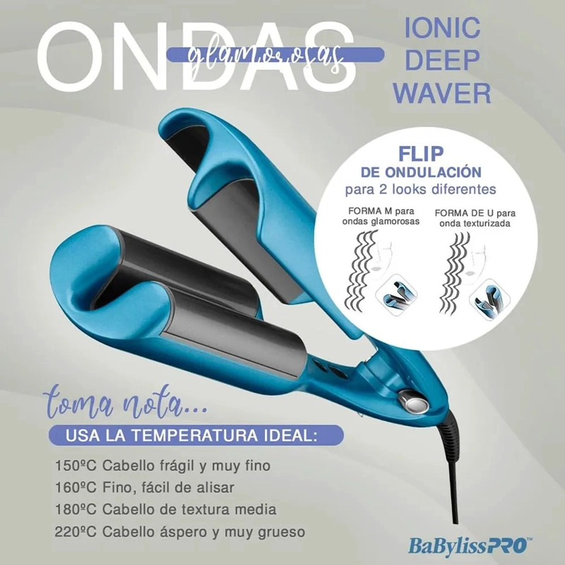 ONDULADOR COMPACTO BABYLISSPRO BNTMDWUZ WAVER - 6