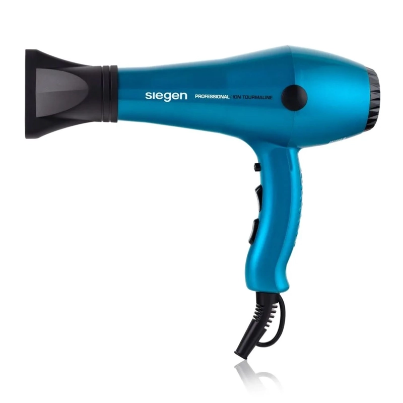 SECADOR DE PELO SIEGEN SPECIALIST AIR IONES NEGATIVOS AZUL SG3049C02 2000WATTS - 1