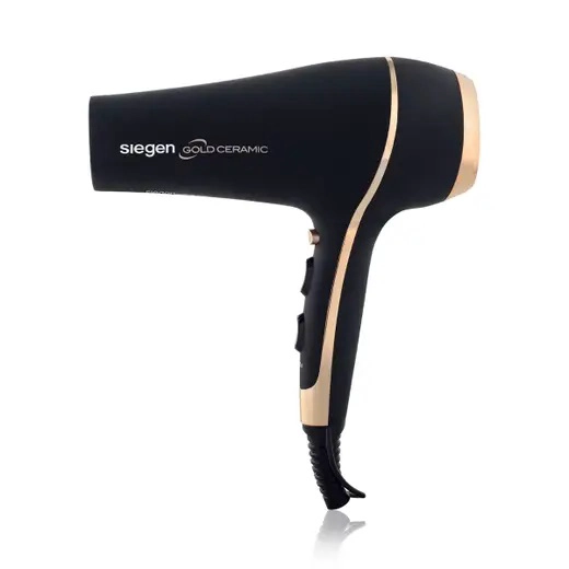 SECADOR DE PELO SIEGEN  SG3035 NEGRO 2NIV COOLSHOOT TOURMALINA ION - 3