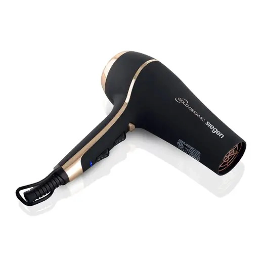SECADOR DE PELO SIEGEN  SG3035 NEGRO 2NIV COOLSHOOT TOURMALINA ION - 6