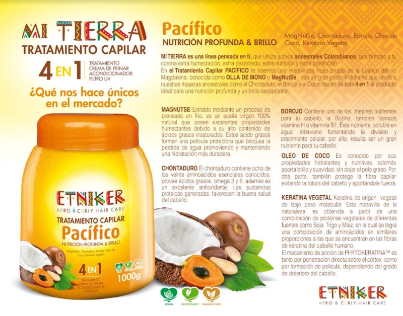 TRATAMIENTO MI TIERRA PACIFICO ETNIKER 1000GR - 5