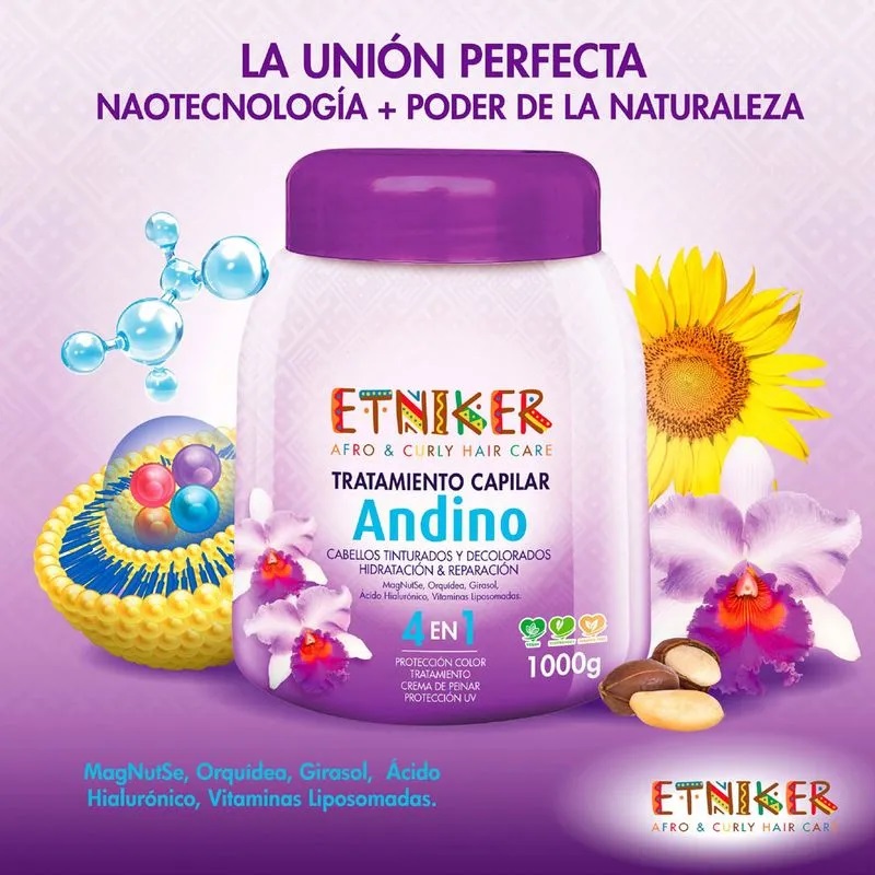 TRATAMIENTO MI TIERRA ANDINO ETNIKER 1000GR - 3