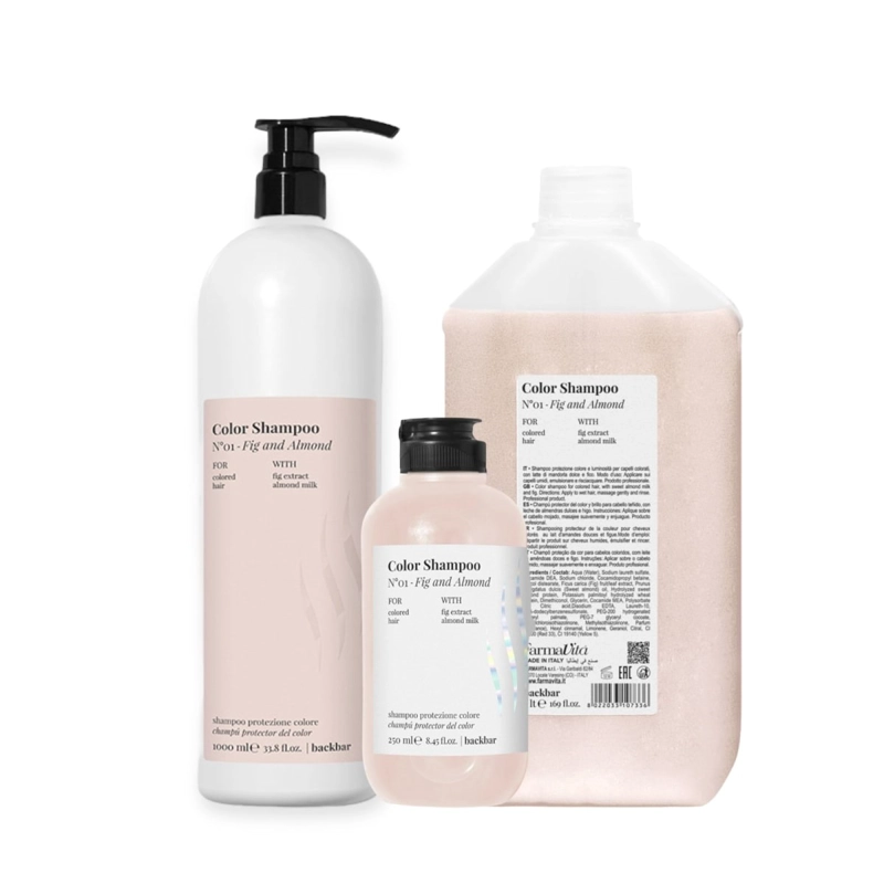 FARMAVITA COLOR SHAMPOO NRO 01 LECHE DE ALMENDRAS E HIGOS 5000 ML - 2