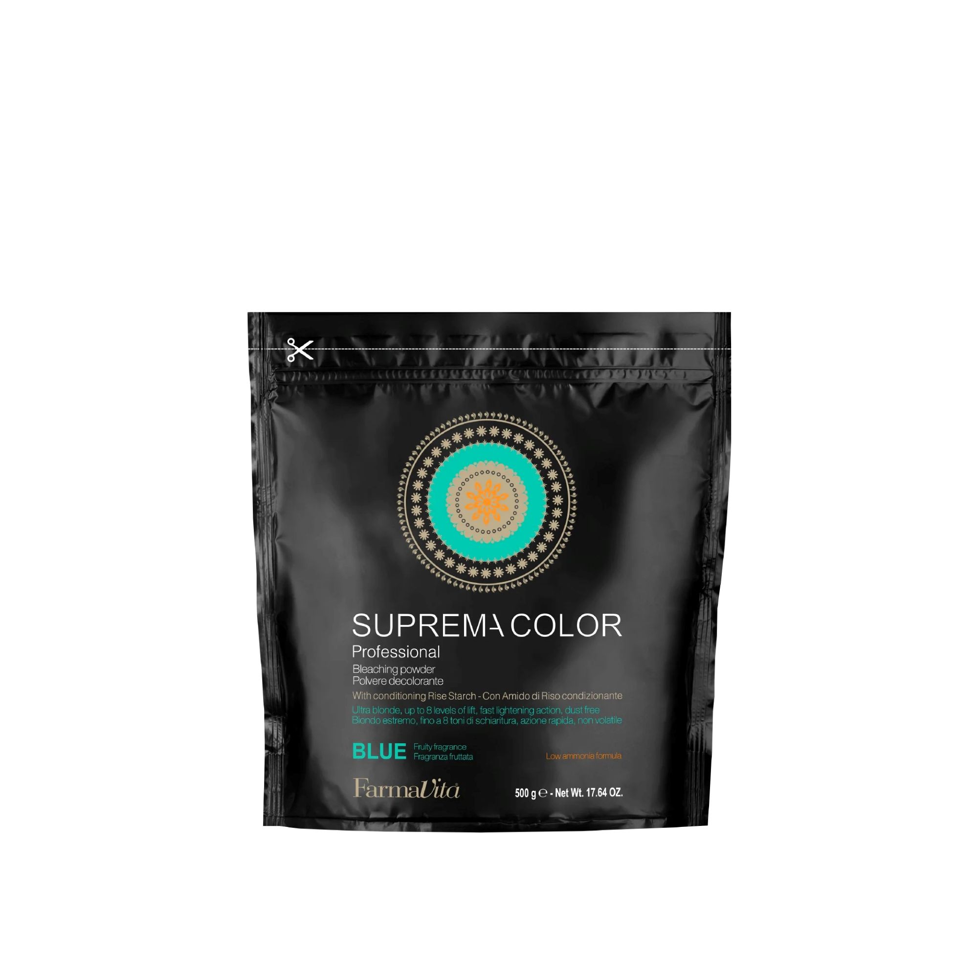 FARMAVITA DECOLORANTE SUPREMA COLOR 500 GRS TONO AZUL - 3