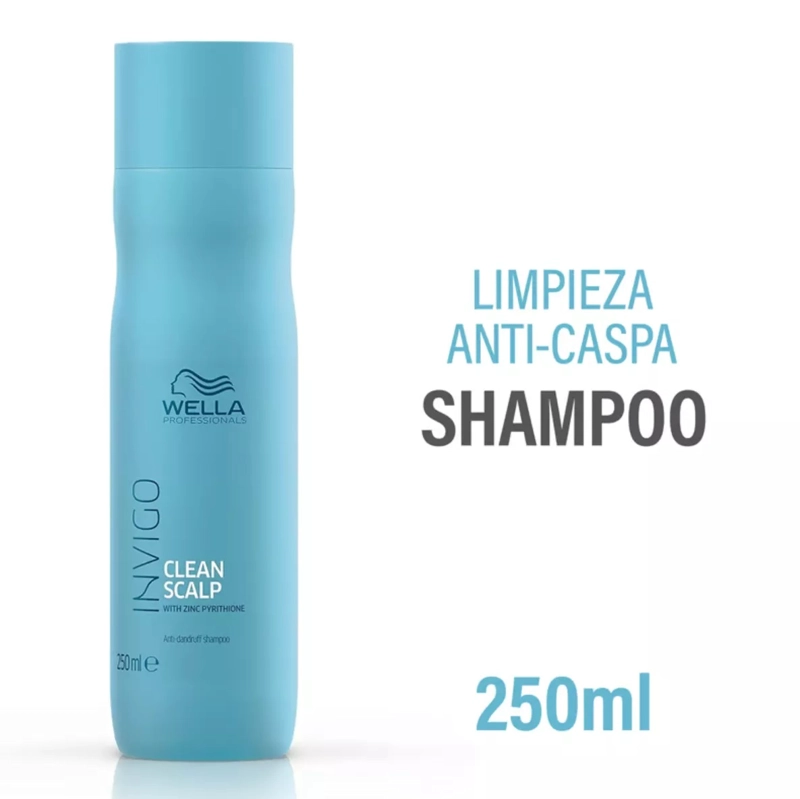 SHAMPOO INVIGO CLEAN SCALP WELLA 250ML ANTICASPA - 2