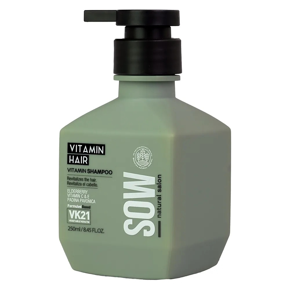SOW VITAMIN HAIR SHAMPOO VK21 NUTRITIVO CABELLO SECO-DAÑADO 250ML - 3