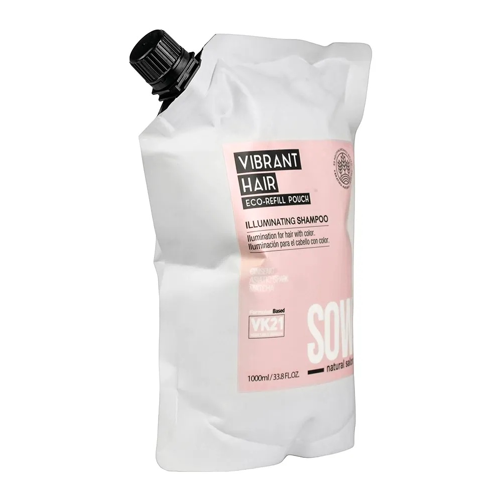 SHAMPOO SOW RECARGABLE VIBRANT HAIR ILLUMINATING VK21 1000ML - 3