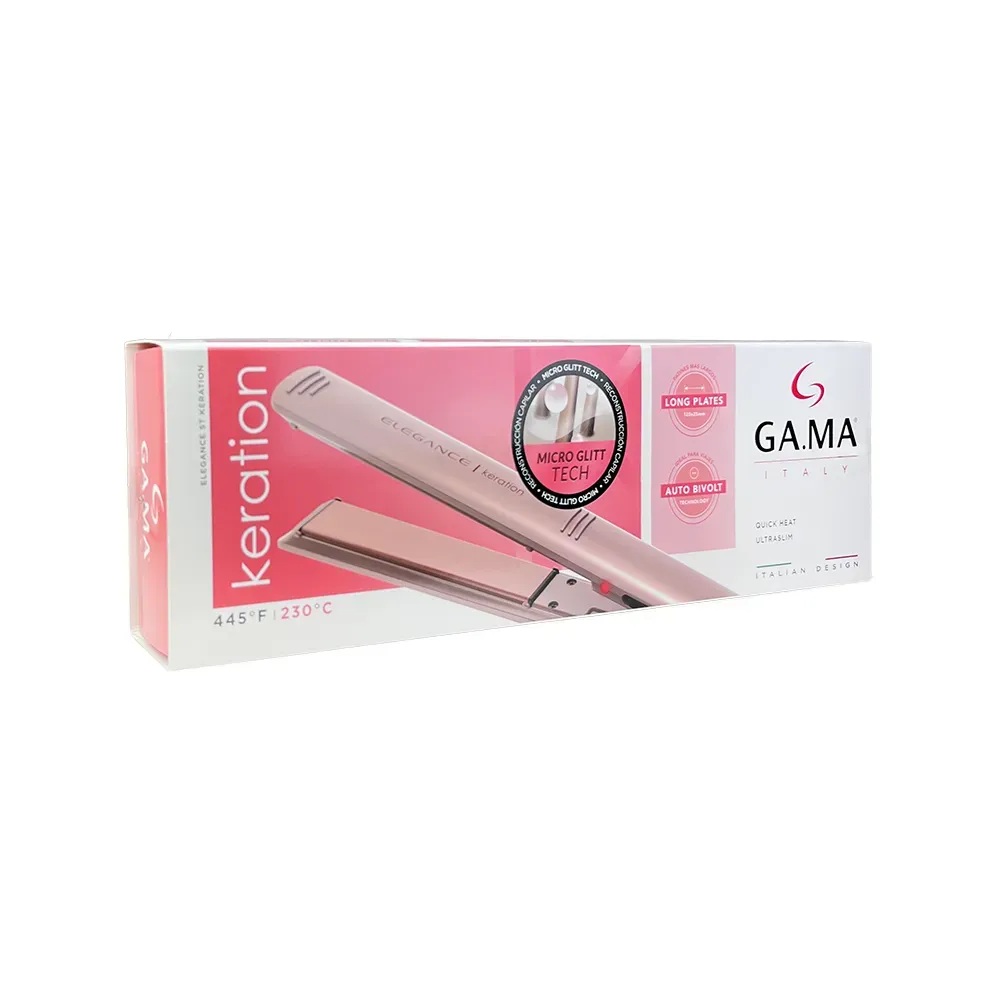 PLANCHA CERAMICA KERATION ELEGANCE ROSA GAMA BIVOLT 230C - 6