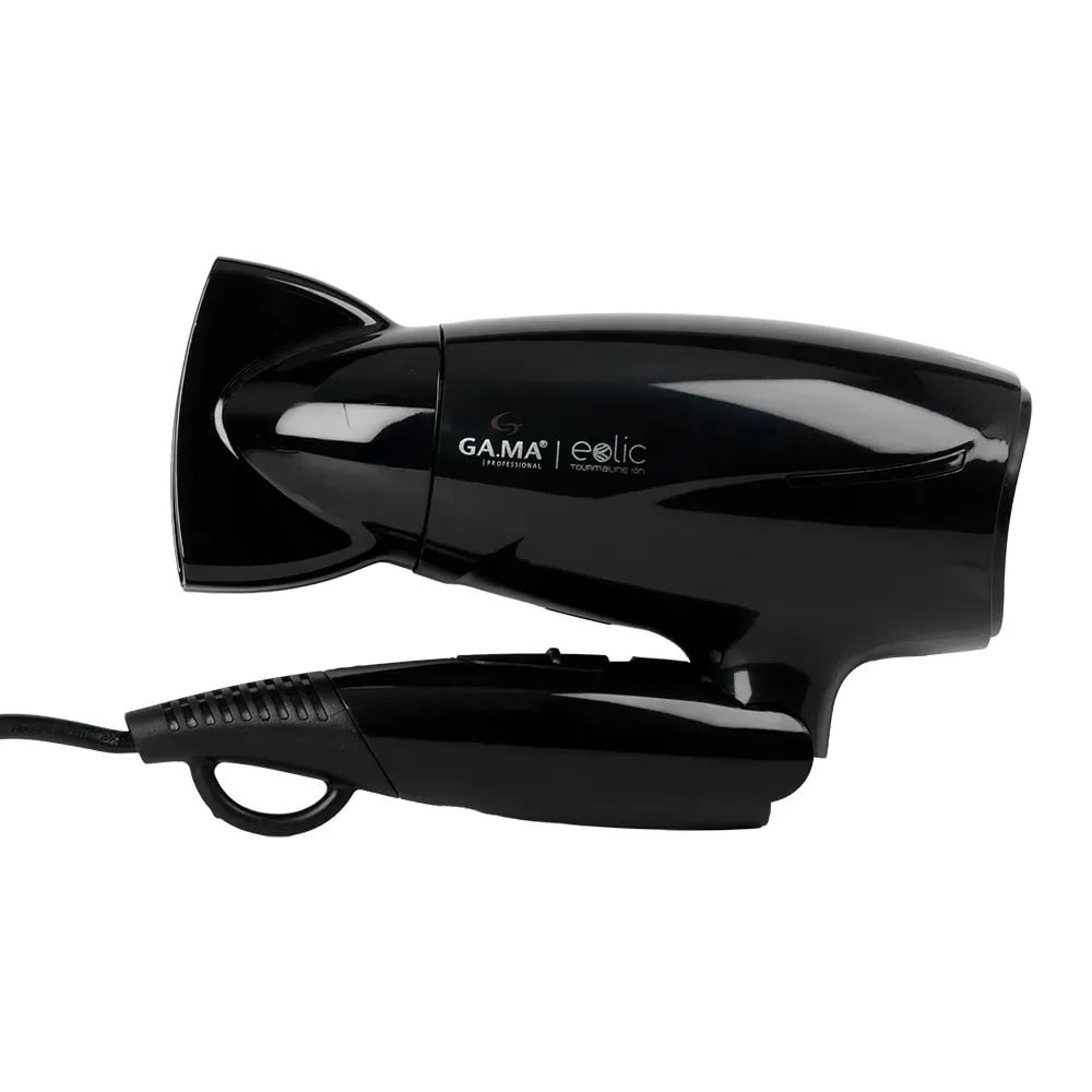 SECADOR DE PELO GAMA EOLIC ION MINI 1600W PLEGABLE LIVIANO VIAJE NEGRO - 3