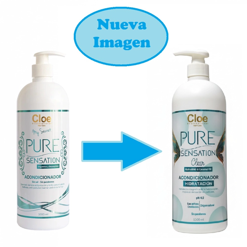 ACONDICIONADOR PURE SENSATION CLEAR CLOE 1000ML - 3