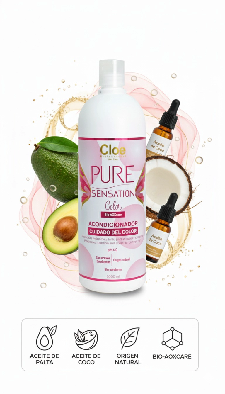 ACONDICIONADOR PURE SENSATION COLOR CLOE 1000ML - 3