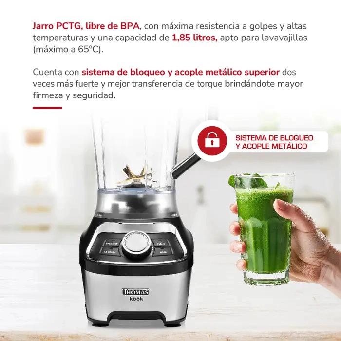LICUADORA THOMAS TH-790D KÖÖK PRO – 1200W - 2