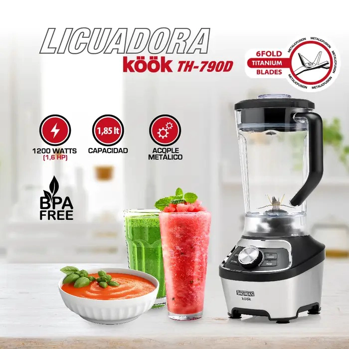 LICUADORA THOMAS TH-790D KÖÖK PRO – 1200W - 3